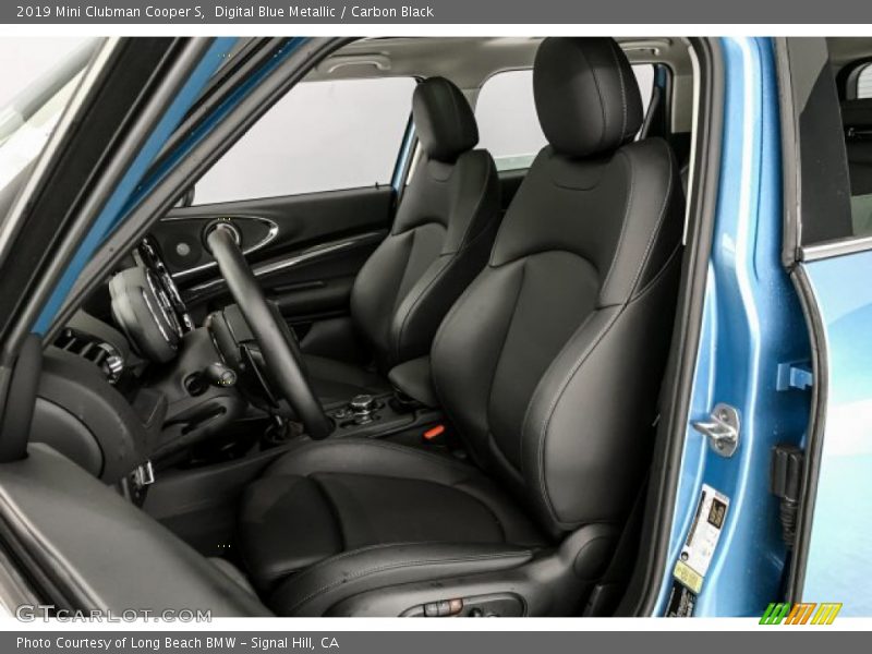 Digital Blue Metallic / Carbon Black 2019 Mini Clubman Cooper S