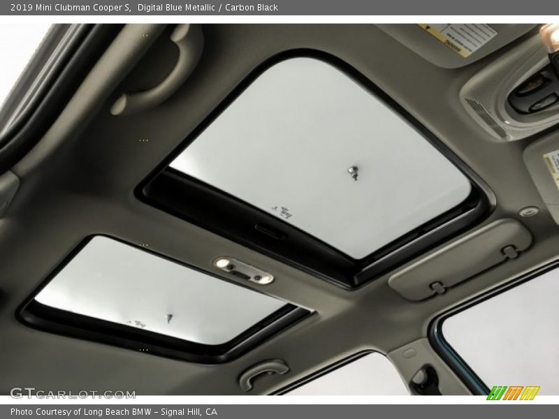 Digital Blue Metallic / Carbon Black 2019 Mini Clubman Cooper S