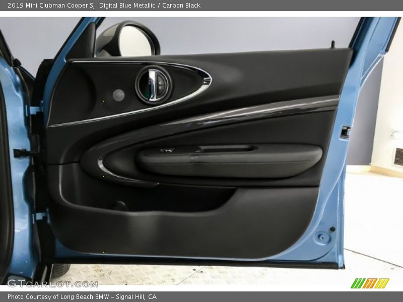 Digital Blue Metallic / Carbon Black 2019 Mini Clubman Cooper S
