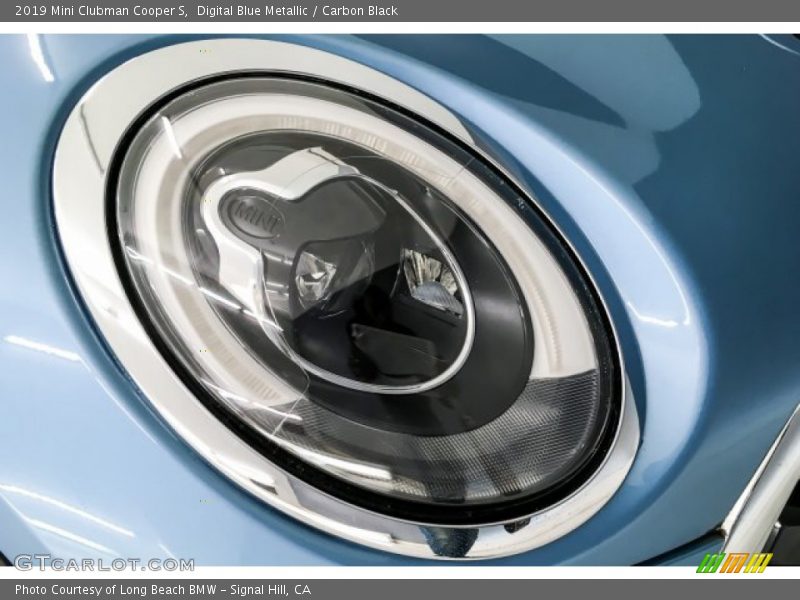 Digital Blue Metallic / Carbon Black 2019 Mini Clubman Cooper S
