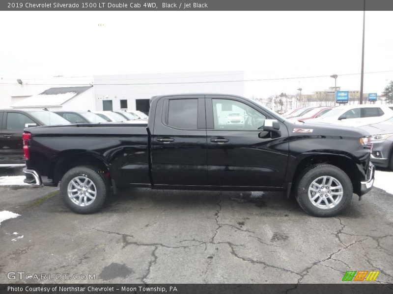 Black / Jet Black 2019 Chevrolet Silverado 1500 LT Double Cab 4WD