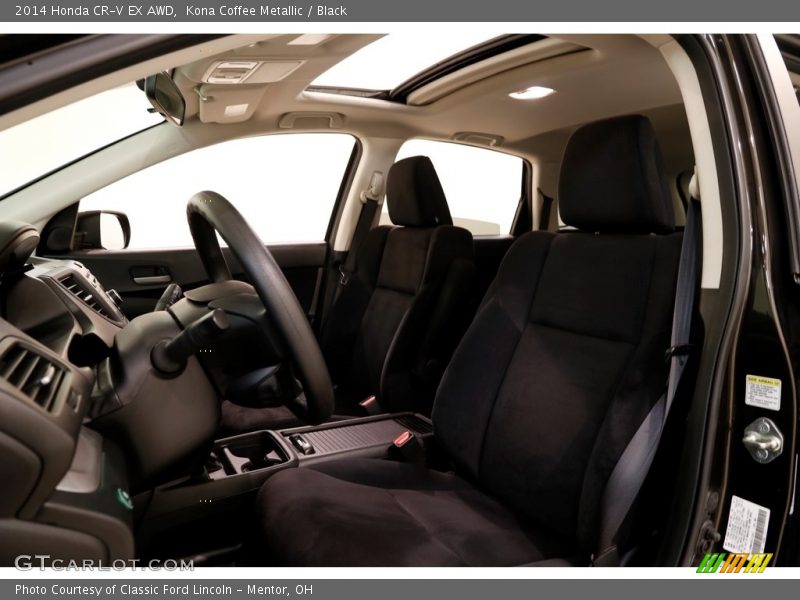 Kona Coffee Metallic / Black 2014 Honda CR-V EX AWD