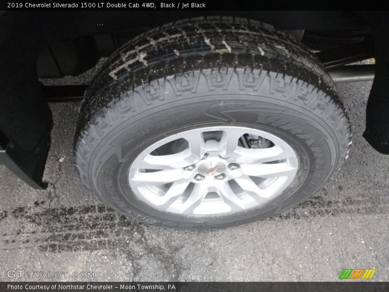 Black / Jet Black 2019 Chevrolet Silverado 1500 LT Double Cab 4WD