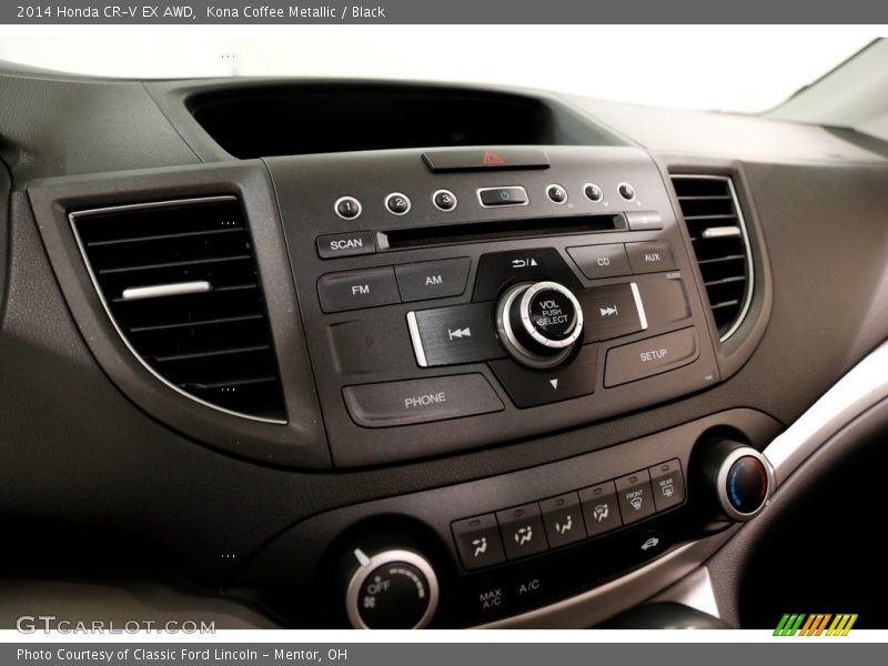 Kona Coffee Metallic / Black 2014 Honda CR-V EX AWD