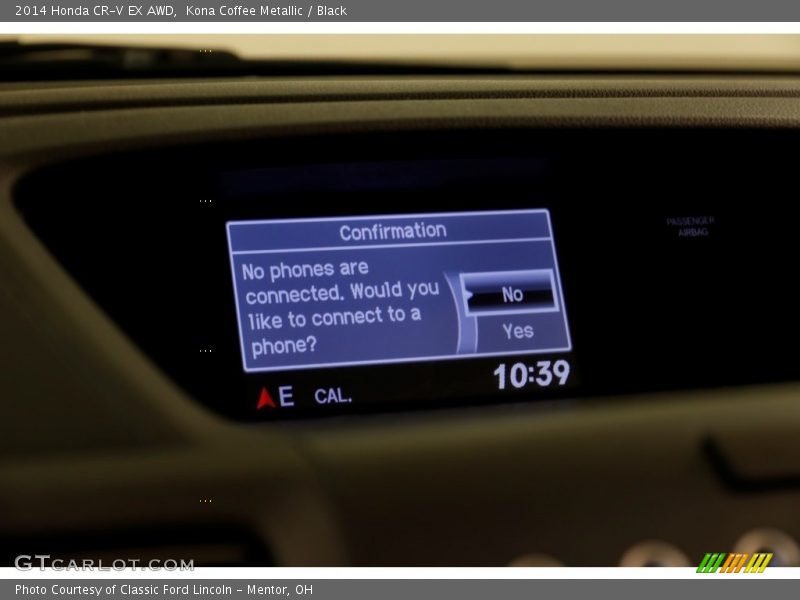 Kona Coffee Metallic / Black 2014 Honda CR-V EX AWD