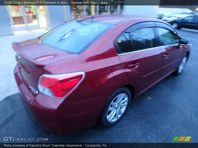 Venetian Red Pearl / Black 2016 Subaru Impreza 2.0i Premium 4-door