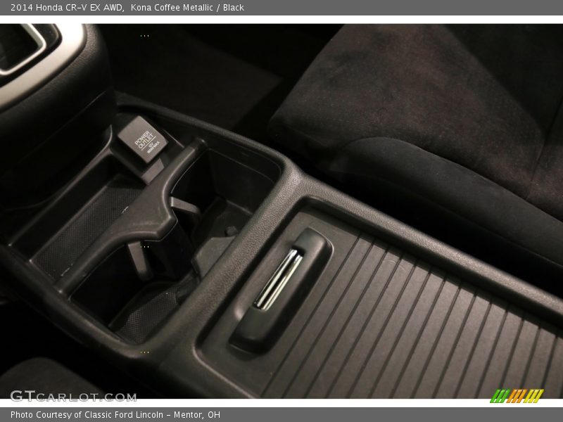 Kona Coffee Metallic / Black 2014 Honda CR-V EX AWD
