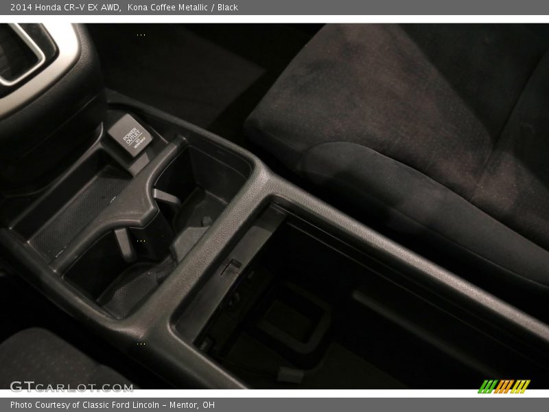 Kona Coffee Metallic / Black 2014 Honda CR-V EX AWD