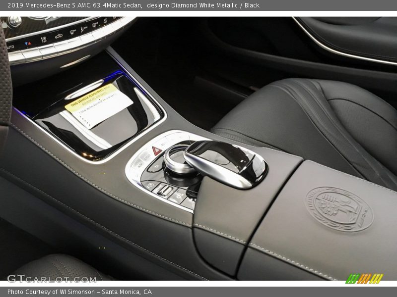 designo Diamond White Metallic / Black 2019 Mercedes-Benz S AMG 63 4Matic Sedan