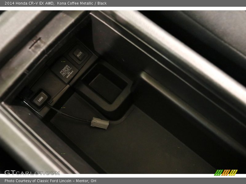 Kona Coffee Metallic / Black 2014 Honda CR-V EX AWD