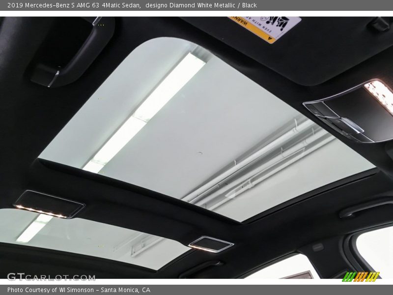 designo Diamond White Metallic / Black 2019 Mercedes-Benz S AMG 63 4Matic Sedan