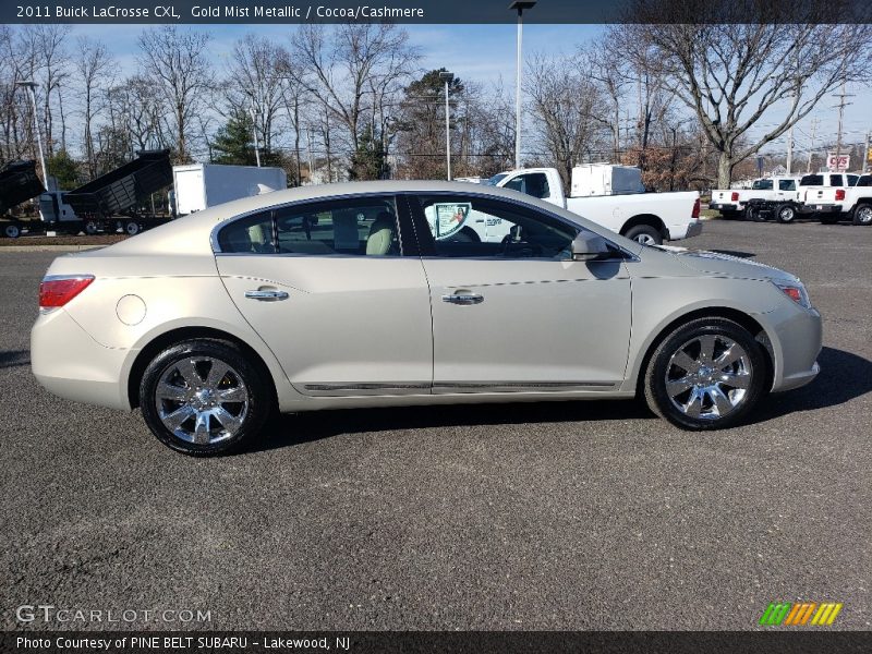 Gold Mist Metallic / Cocoa/Cashmere 2011 Buick LaCrosse CXL