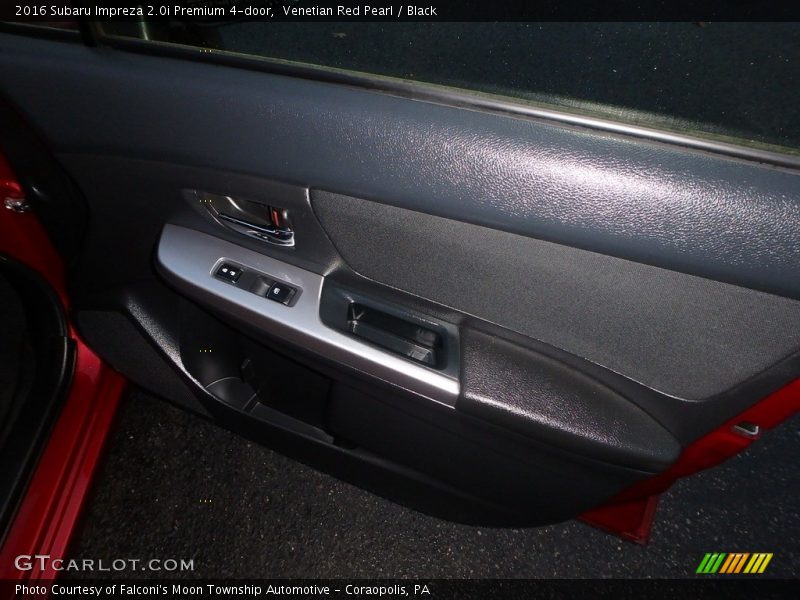 Venetian Red Pearl / Black 2016 Subaru Impreza 2.0i Premium 4-door