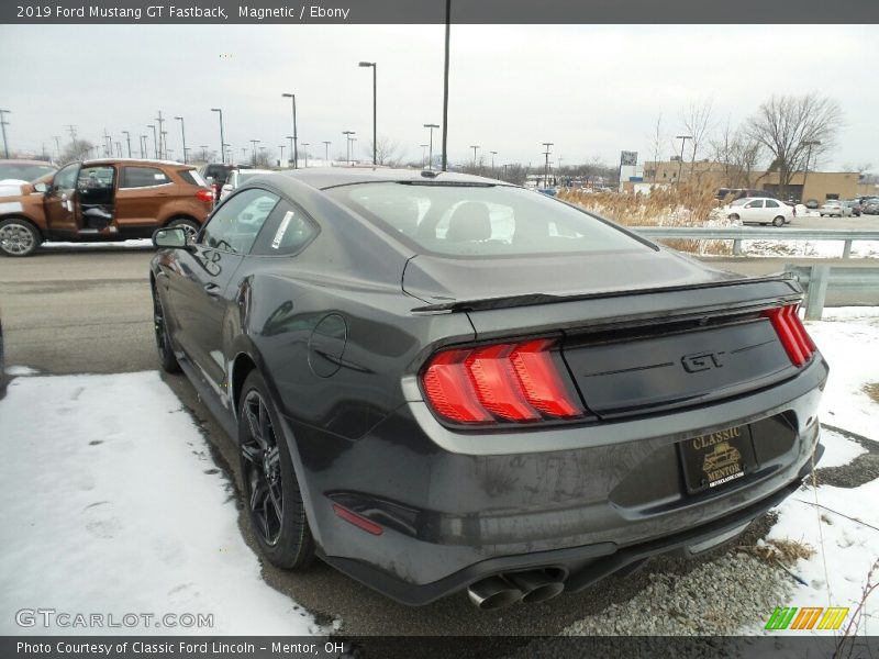 Magnetic / Ebony 2019 Ford Mustang GT Fastback
