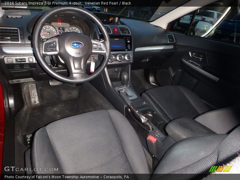 Venetian Red Pearl / Black 2016 Subaru Impreza 2.0i Premium 4-door