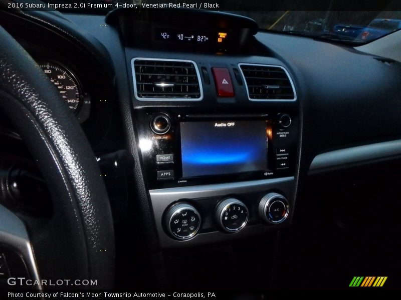Venetian Red Pearl / Black 2016 Subaru Impreza 2.0i Premium 4-door