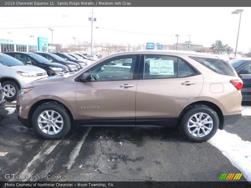 Sandy Ridge Metallic / Medium Ash Gray 2019 Chevrolet Equinox LS