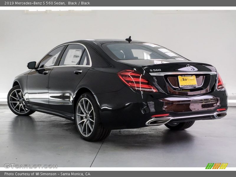 Black / Black 2019 Mercedes-Benz S 560 Sedan