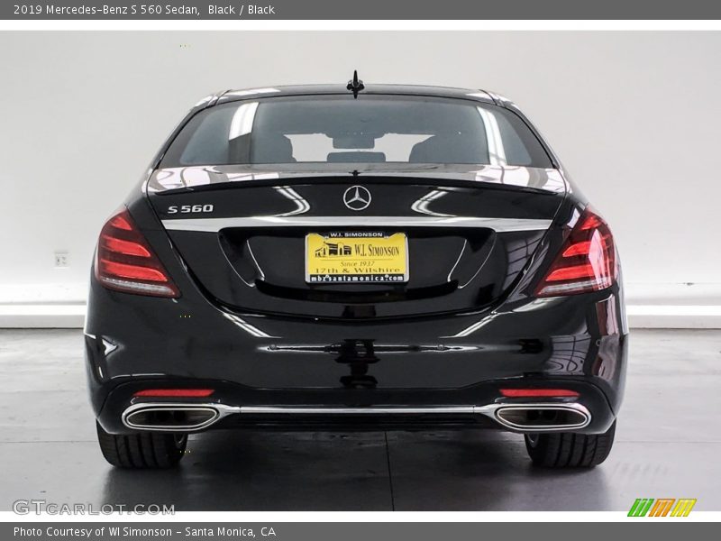 Black / Black 2019 Mercedes-Benz S 560 Sedan