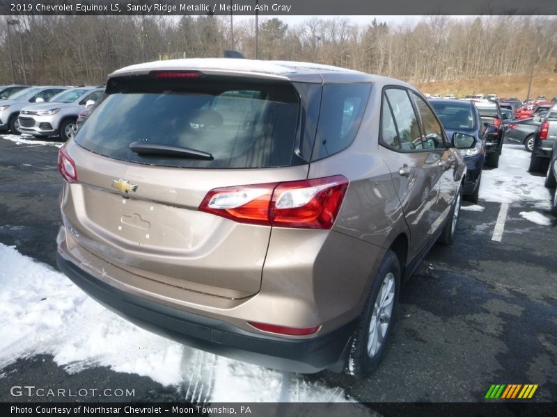 Sandy Ridge Metallic / Medium Ash Gray 2019 Chevrolet Equinox LS