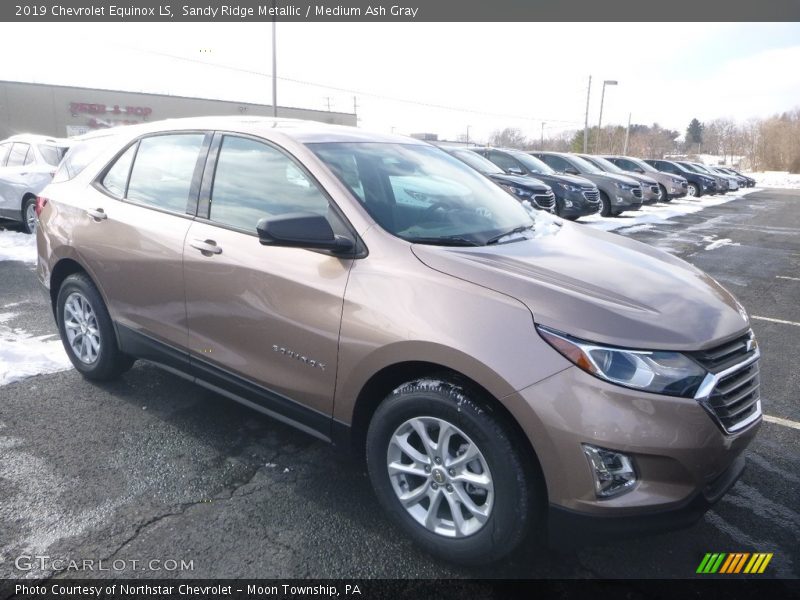 Sandy Ridge Metallic / Medium Ash Gray 2019 Chevrolet Equinox LS