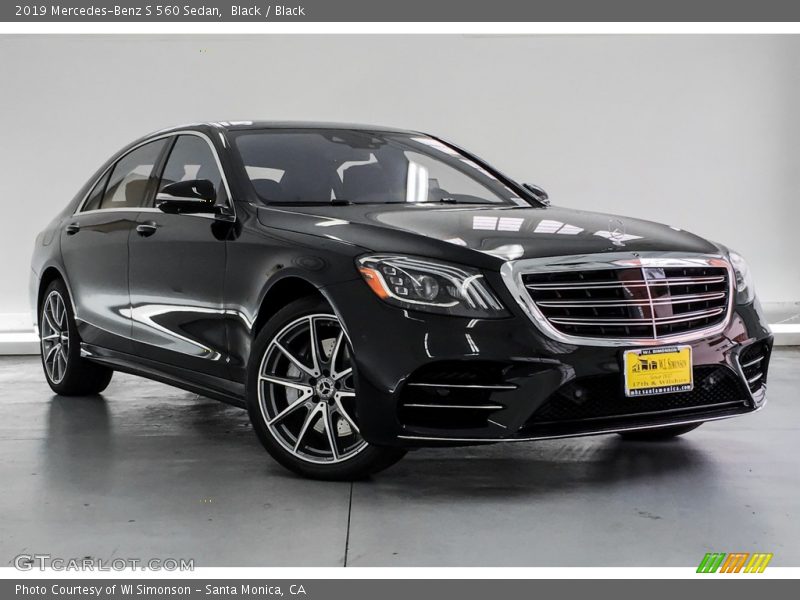 Black / Black 2019 Mercedes-Benz S 560 Sedan