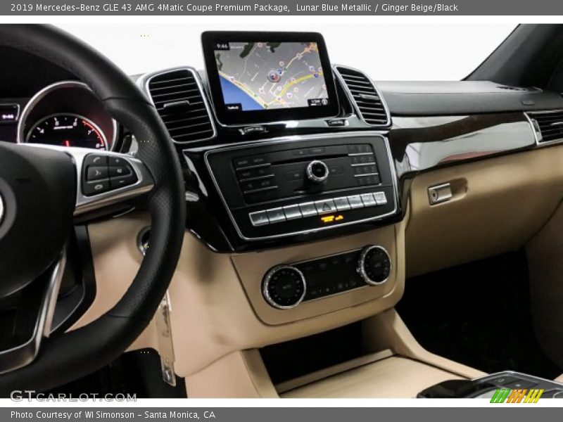 Controls of 2019 GLE 43 AMG 4Matic Coupe Premium Package