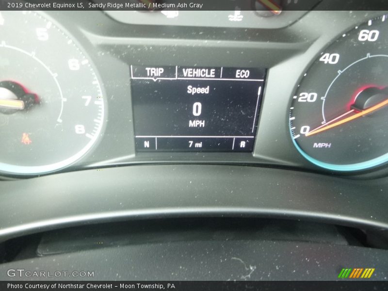 Sandy Ridge Metallic / Medium Ash Gray 2019 Chevrolet Equinox LS