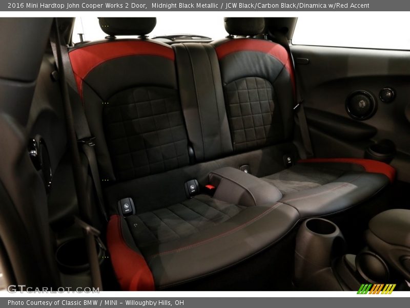 Midnight Black Metallic / JCW Black/Carbon Black/Dinamica w/Red Accent 2016 Mini Hardtop John Cooper Works 2 Door