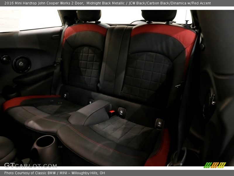 Midnight Black Metallic / JCW Black/Carbon Black/Dinamica w/Red Accent 2016 Mini Hardtop John Cooper Works 2 Door