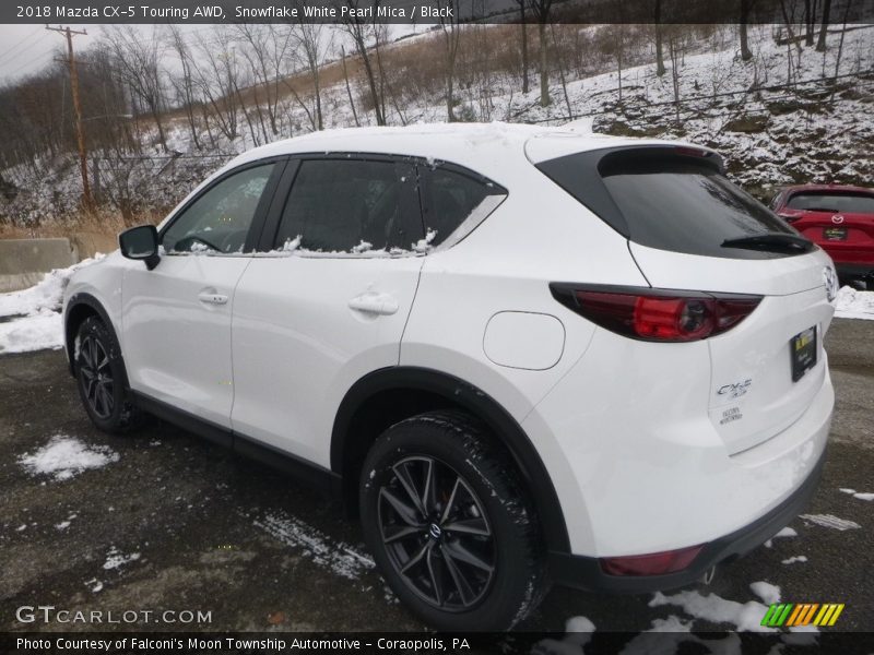 Snowflake White Pearl Mica / Black 2018 Mazda CX-5 Touring AWD