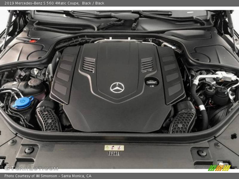  2019 S 560 4Matic Coupe Engine - 4.0 Liter biturbo DOHC 32-Valve VVT V8