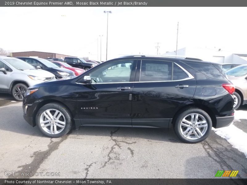 Mosaic Black Metallic / Jet Black/Brandy 2019 Chevrolet Equinox Premier AWD