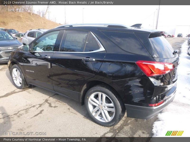 Mosaic Black Metallic / Jet Black/Brandy 2019 Chevrolet Equinox Premier AWD