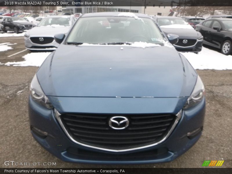 Eternal Blue Mica / Black 2018 Mazda MAZDA3 Touring 5 Door