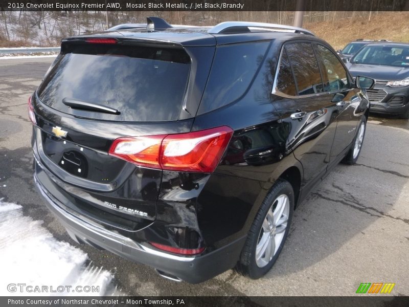 Mosaic Black Metallic / Jet Black/Brandy 2019 Chevrolet Equinox Premier AWD