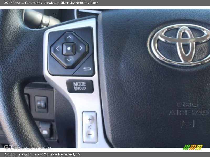 Silver Sky Metallic / Black 2017 Toyota Tundra SR5 CrewMax