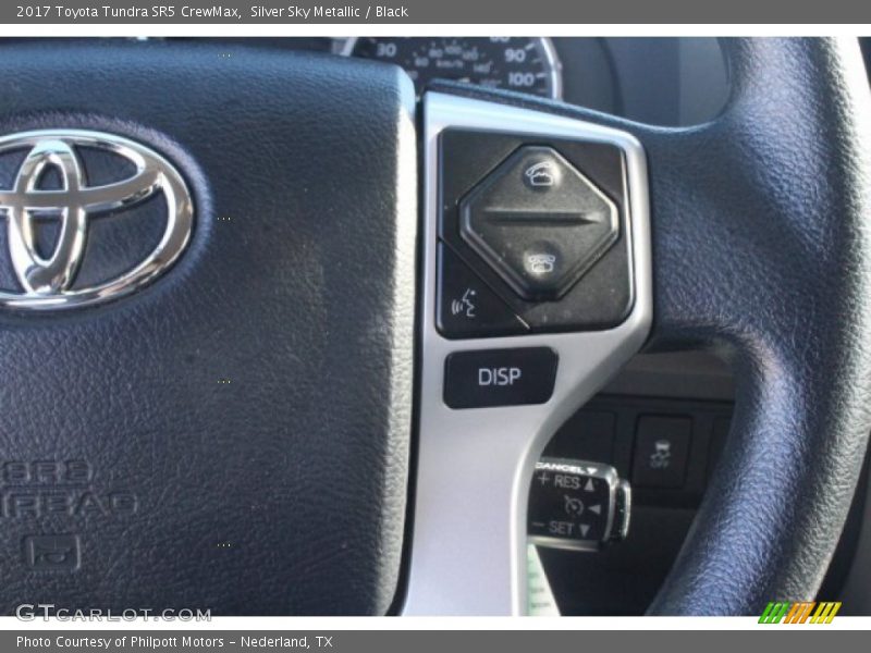 Silver Sky Metallic / Black 2017 Toyota Tundra SR5 CrewMax