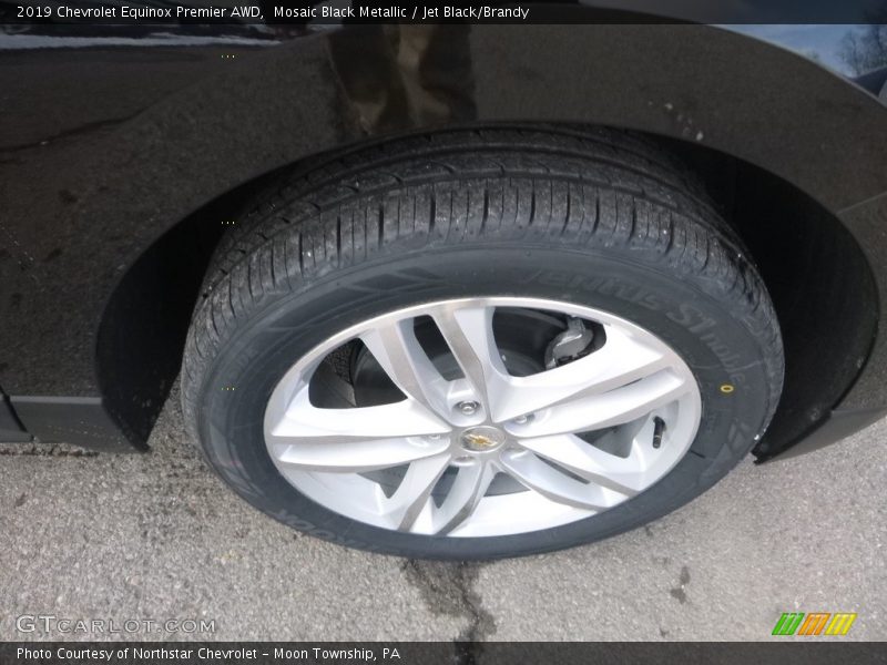 Mosaic Black Metallic / Jet Black/Brandy 2019 Chevrolet Equinox Premier AWD