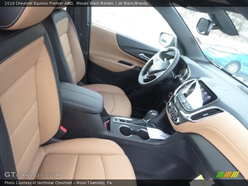 Mosaic Black Metallic / Jet Black/Brandy 2019 Chevrolet Equinox Premier AWD