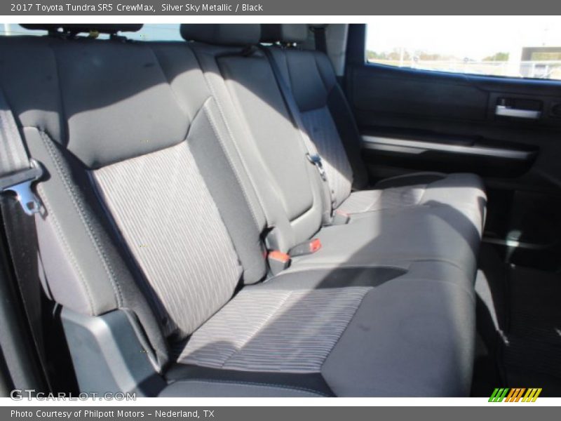 Silver Sky Metallic / Black 2017 Toyota Tundra SR5 CrewMax