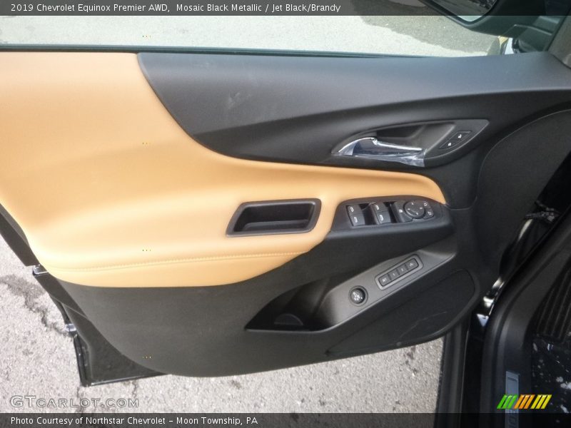 Mosaic Black Metallic / Jet Black/Brandy 2019 Chevrolet Equinox Premier AWD