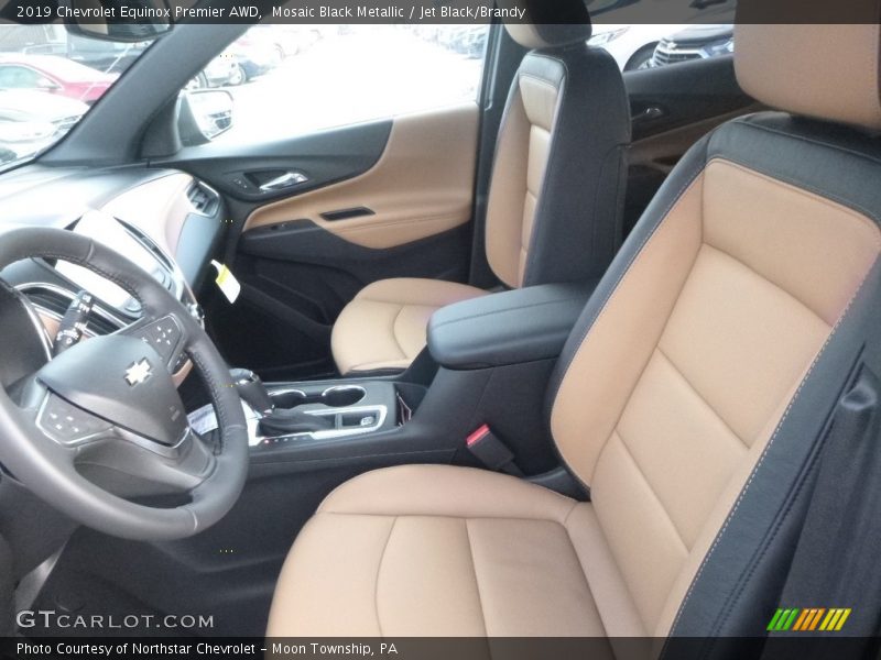 Mosaic Black Metallic / Jet Black/Brandy 2019 Chevrolet Equinox Premier AWD