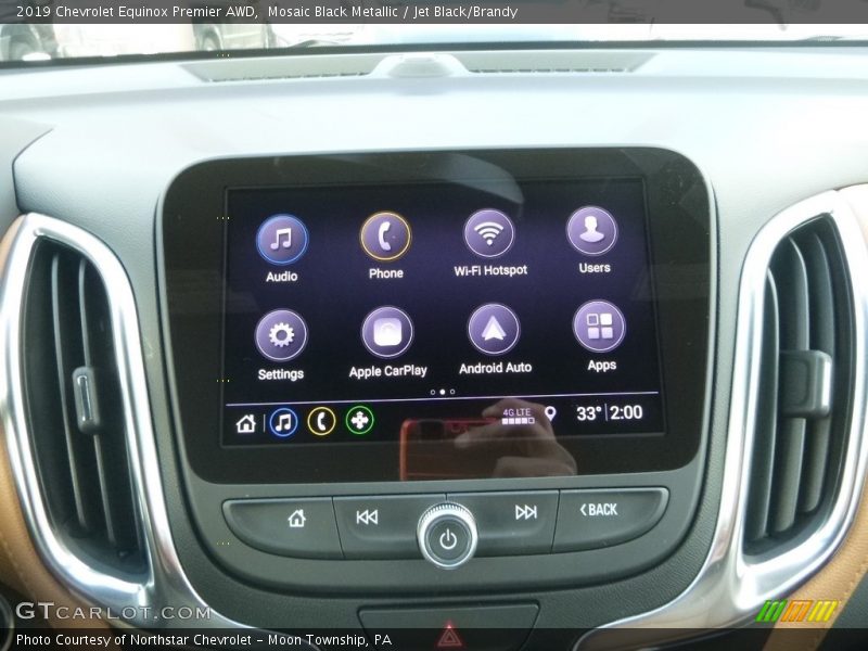 Mosaic Black Metallic / Jet Black/Brandy 2019 Chevrolet Equinox Premier AWD