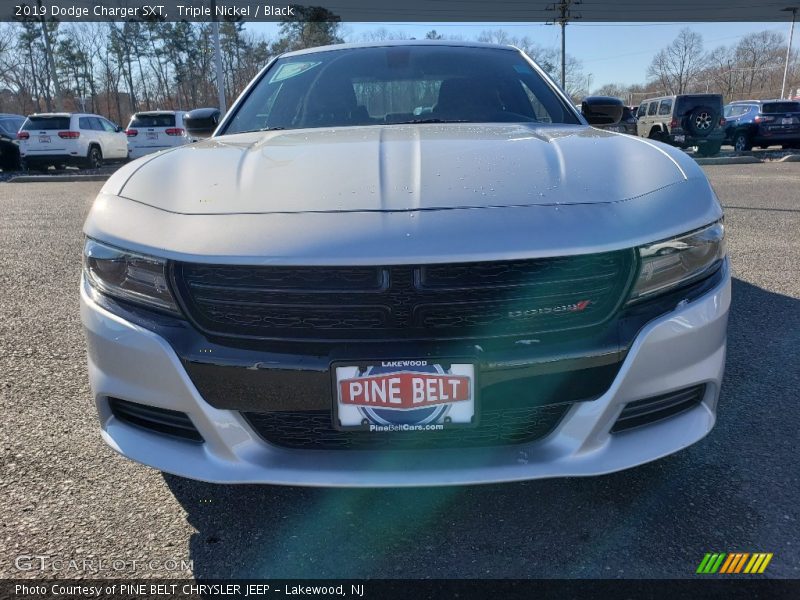 Triple Nickel / Black 2019 Dodge Charger SXT