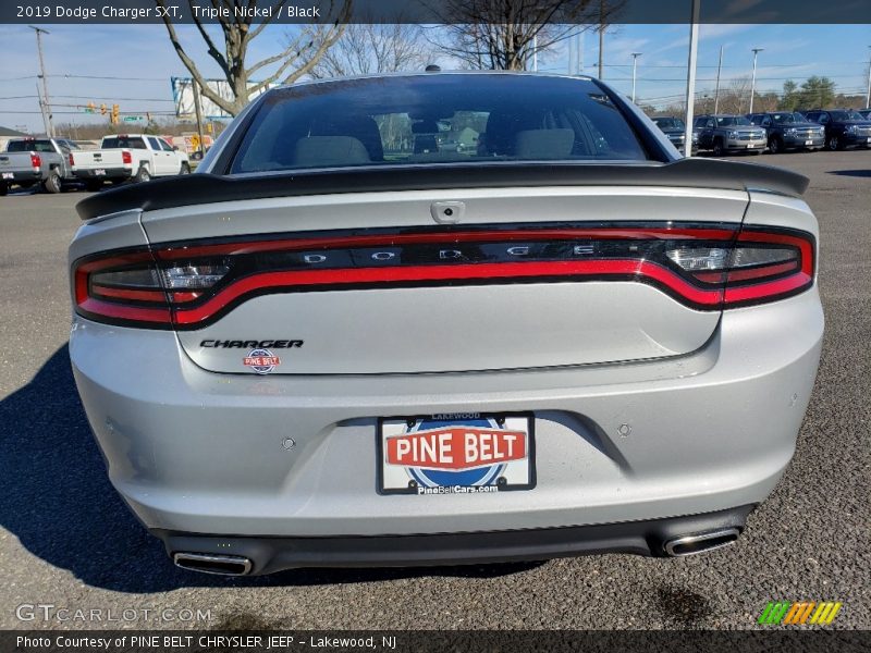 Triple Nickel / Black 2019 Dodge Charger SXT