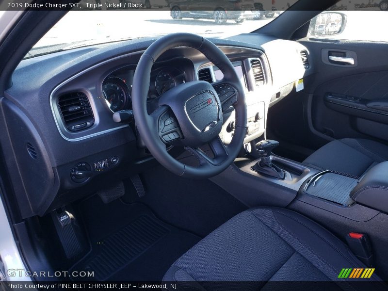 Triple Nickel / Black 2019 Dodge Charger SXT