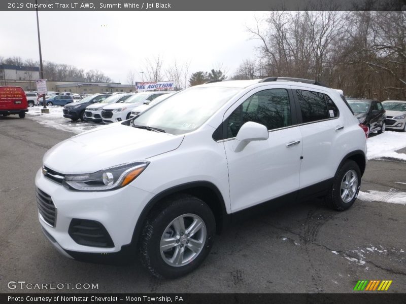 Summit White / Jet Black 2019 Chevrolet Trax LT AWD