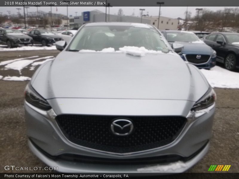 Sonic Silver Metallic / Black 2018 Mazda Mazda6 Touring