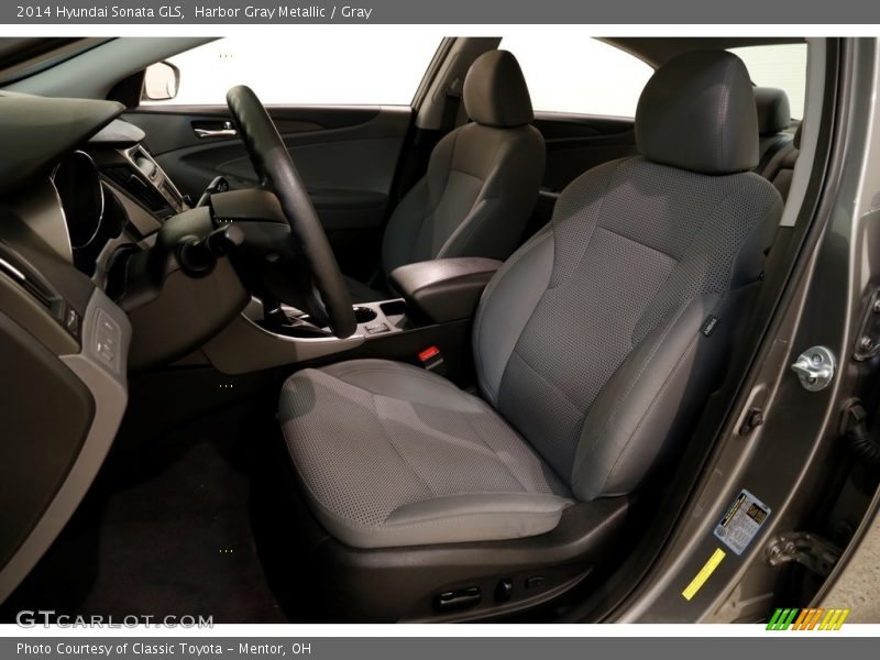 Harbor Gray Metallic / Gray 2014 Hyundai Sonata GLS